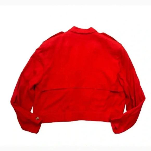JONES NEW YORK VINTAGE RED JACKET BLAZER - Picture 7 of 12